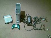 xbox 360 with all leads and one controller